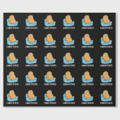 Couch Potato Funny Potato Puppe Dark BG Geschenkpapier (Flach)