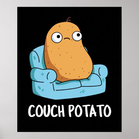 Couch Potato Funny Potato Puppe Dark BG Poster (Vorne)