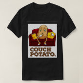 Couch Potato für Soap Opera TV Fans T-Shirt (Design vorne)
