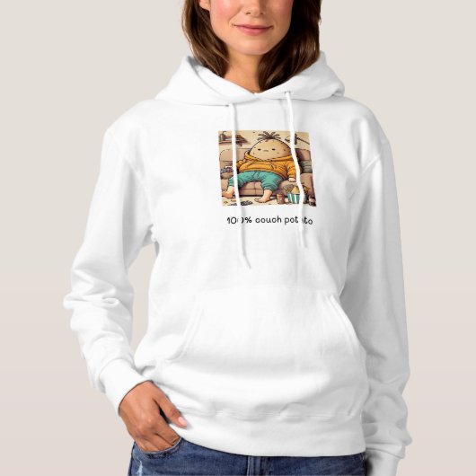 Couch potato hoodie (Vorderseite)
