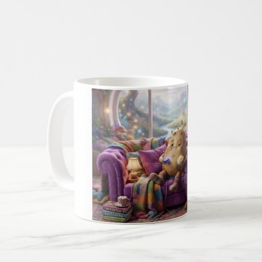 Couch Potato Kaffeetasse (Vorderseite Links)