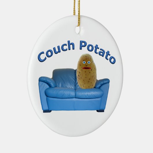 Couch Potato Keramik Ornament (Rechts)