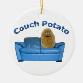Couch Potato Keramik Ornament (Vorne)