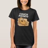 Couch Potato Lazy T-Shirt (Vorderseite)