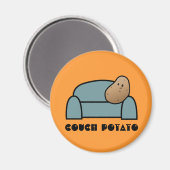 Couch Potato Magnet (Vorderseite/Rückseite)