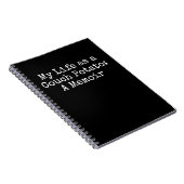 Couch Potato Memoir Notebook Notizblock (Rechte Seite)