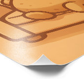 Couch Potato Mode Funny Lazy Design Fotodruck (Ecke)