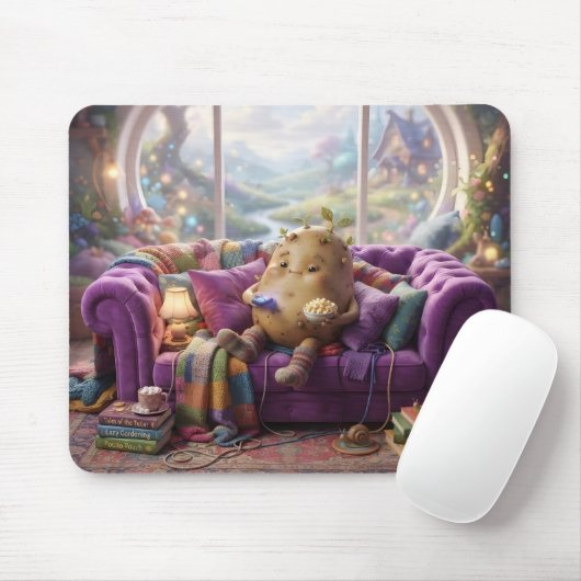 Couch Potato Mousepad (Mit Mouse)