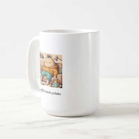 Couch potato mug kaffeetasse (Vorderseite Links)