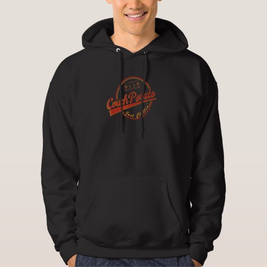Couch Potato nur Chillin Entspannen tun nichts Fun Hoodie (Vorderseite)