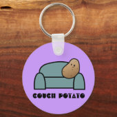 Couch Potato Schlüsselanhänger (Vorderseite)