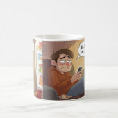 Couch Potato & Snacks – Funny Relatable Mug Kaffeetasse (Mittel)