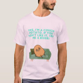 COUCH POTATO T - Shirt - Funny Couch Potato (Vorderseite)