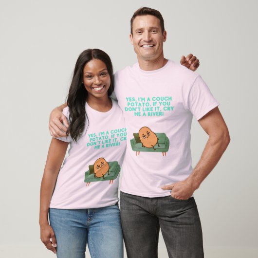 COUCH POTATO T - Shirt - Funny Couch Potato (Unisex)