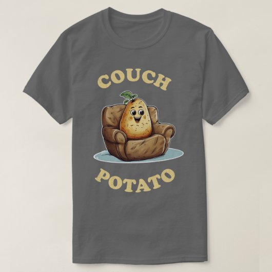 Couch Potato Vintage T-Shirt (Design vorne)