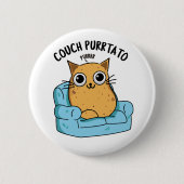 Couch Purrtato Funny Potato Puff Button (Vorderseite)