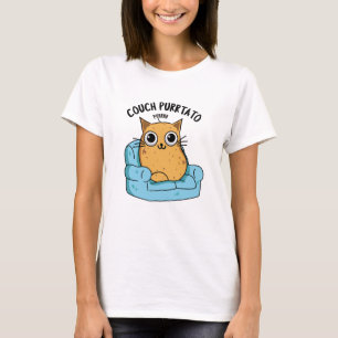 Couch Purrtato Funny Potato Puff T-Shirt