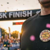 Couch-to-5K-Überlebender Lustiger Laufleistungs-Pi Button