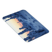 Couché de soleil en Laponie Magnet (Rechte Seite)