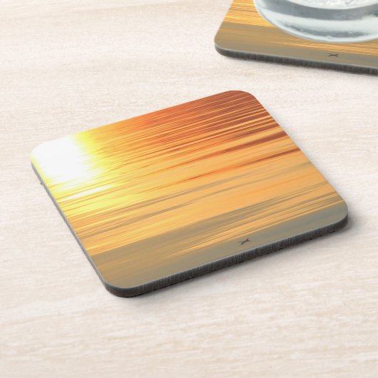 couché de soleil plume  getränkeuntersetzer (Linke Seite)