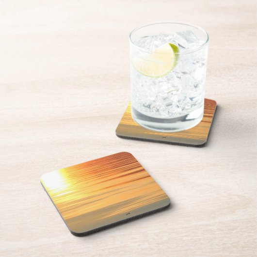 couché de soleil plume  getränkeuntersetzer (Rechte Seite)