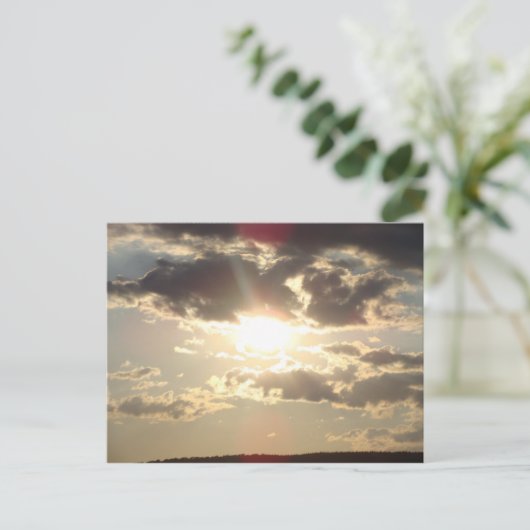 Couché de Soleil Postkarte (Stehend Vorderseite)