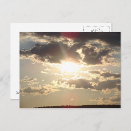 Couché de Soleil Postkarte (Vorne/Hinten)