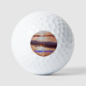 Coucher de soleil beauté marine golfball (Vorderseite)