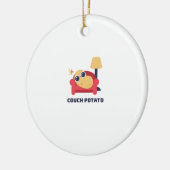 Couchkartoffel Keramik Ornament (Links)