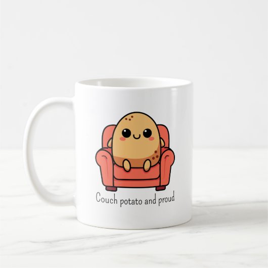 Couchkartoffel und Stolz Kaffeetasse (Links)