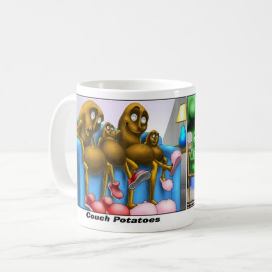 Couchkartoffeln Funny Gifts T-Shirts & Sammlerstüc Kaffeetasse (Vorderseite Links)