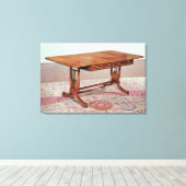 Couchtisch mit Harfenbeinen von Thomas Leinwanddruck (Insitu (Holzboden))