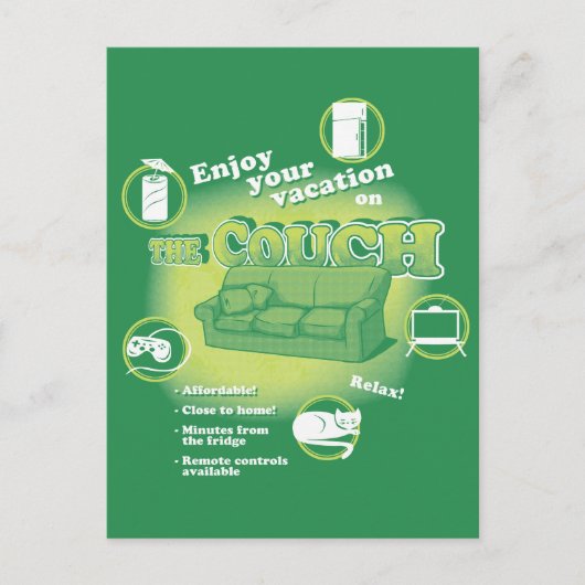 Couchwohnung Postkarte (Vorderseite)