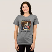 Couchzeit Tri-Blend Shirt (Vorderseite voll)