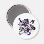Cougan Tartan Lion Magnet (Vorderseite/Rückseite)