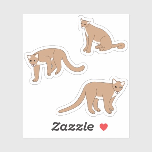 Cougar Aufkleber (Blatt)