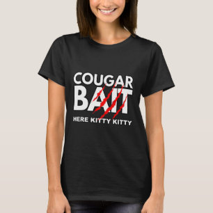 Cougar Bait Fun Halloween Kostüm Ältere Frau Youn T-Shirt
