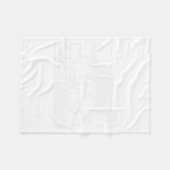 Cougar Bait - Funny Mens Cougar  Fleecedecke (Vorderseite (Horizontal))