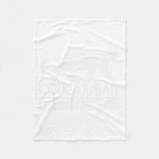 Cougar Bait - Funny Mens Cougar Fleecedecke (Vorderseite)