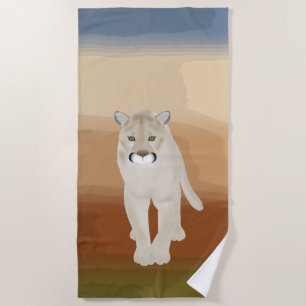 Cougar Beach Handtuch