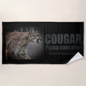 COUGAR:Beach Towel Strandtuch (Vorderseite)