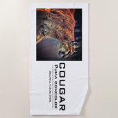 COUGAR：Beach Towel Strandtuch (Vorderseite)