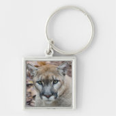 Cougar, Berglöwe, Panther Florida, Puma Schlüsselanhänger (Vorne)
