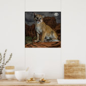 Cougar-Bergposter Poster (Küche)