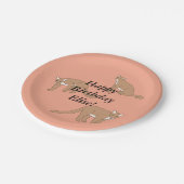 Cougar Birthday Pappteller (Schrägansicht)