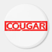 Cougar-Briefmarke Magnet (Vorne)