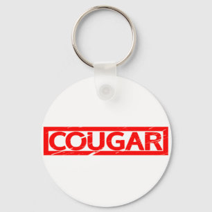 Cougar-Briefmarke Schlüsselanhänger