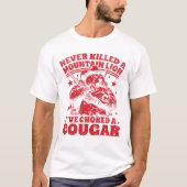 Cougar Choker Mountain Lion Funny T-Shirt (Vorderseite)