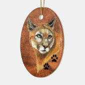 Cougar Christmas Ornament (Links)