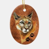 Cougar Christmas Ornament (Hinten)